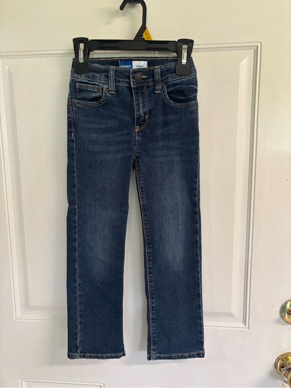 Size 5T Old Navy Dark Authentic 10 Straight-Leg adjustable waist Jeans.  In EUC!